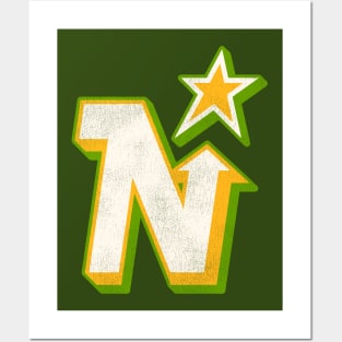 Defunct Minnesota North Stars Hockey Team Posters and Art